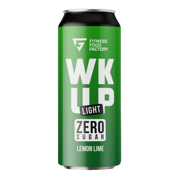 Fitness Food Factory Энергетический напиток WKUP Light 450 мл (Лимон- лайм)