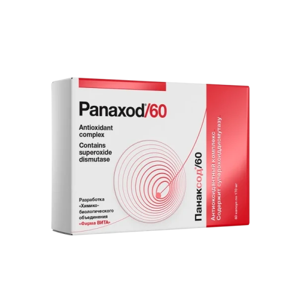 Peptides Panaxod60 для повышения уровня крайних радикалов 60 капсул