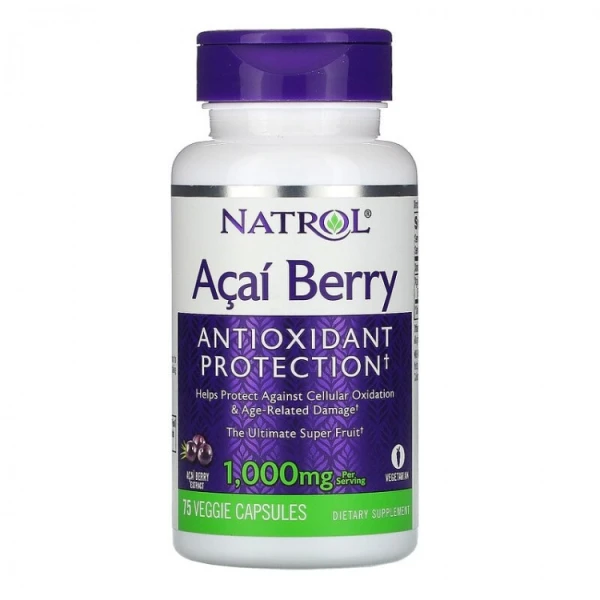 Natrol Ягоды Асаи 1000 мг 75 капсул