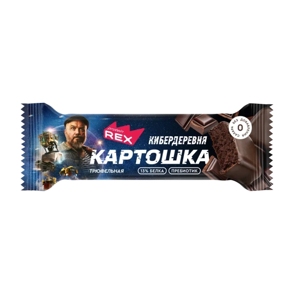 Protein Rex Батончик глазированный Картошка 40 грамм (Трюфельная)