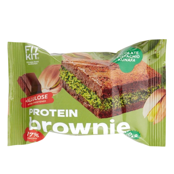 Fit Kit Протеиновый брауни 40 грамм (Шоколад-Фисташковая кунафа)