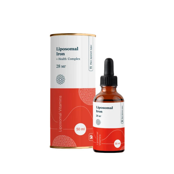 Liposomal Vitamins Органическое Железо Липосомальное 50 мл