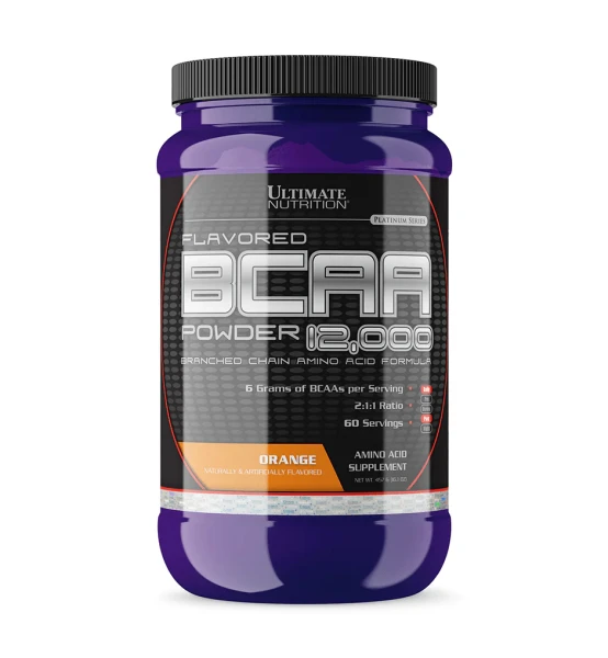 Ultimate Nutrition БЦАА 12000 457 грамм (Апельсин)