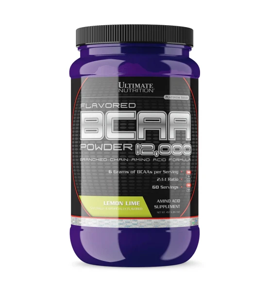 Ultimate Nutrition БЦАА 12000 457 грамм (Лимон-лайм)