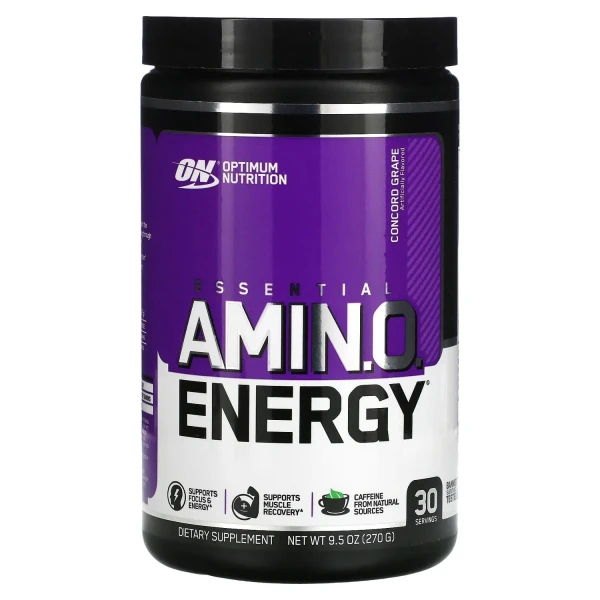 Optimum Nutrition Комплекс Аминокислот Essential Amino Energy 270 грамм (Виноград Конкорд)