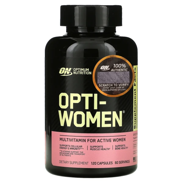 Optimum Nutrition мультивитамины для женщин Opti-Women 120 капсул