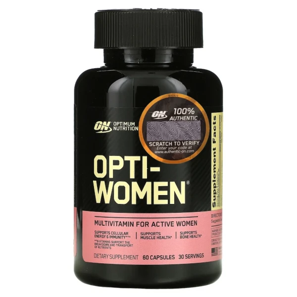 Optimum Nutrition мультивитамины для женщин Opti-Women 60 капсул