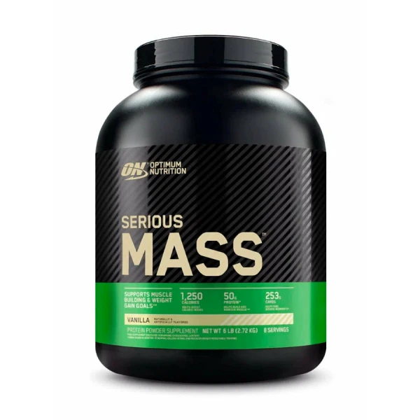 Optimum Nutrition Гейнер Serious Mass 2720 грамм (Ваниль)