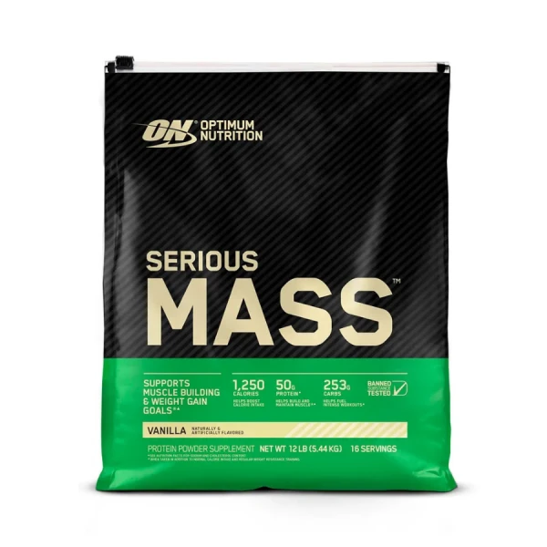 Optimum Nutrition Гейнер Serious Mass 5440 грамм (Ваниль)