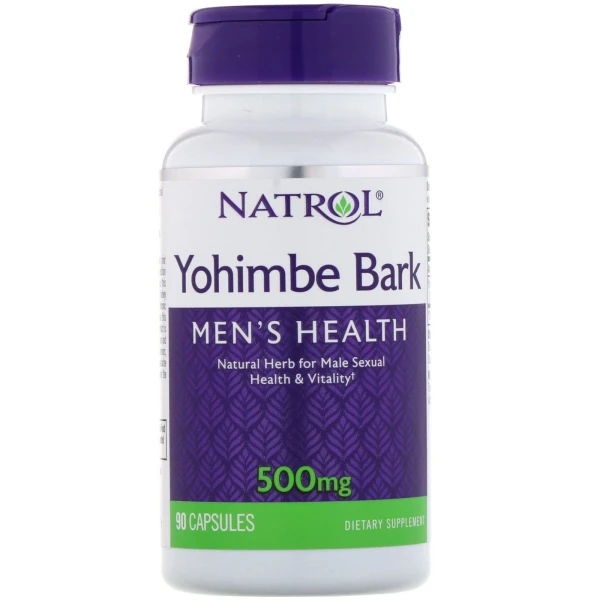 Natrol Кора Йохимбе 500 мг 90 капсул