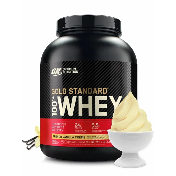 Optimum Nutrition Сывороточный Протеин Gold Standard 2270 грамм (Французский ванильный крем)