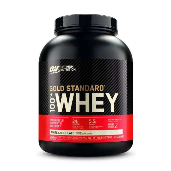 Optimum Nutrition Сывороточный Протеин Gold Standard 2270 грамм (Белый шоколад)