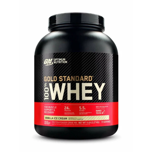 Optimum Nutrition Сывороточный Протеин Gold Standard 2270 грамм (Ванильное мороженое)
