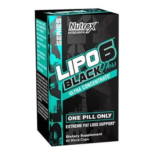 Nutrex Жиросжигатель для женщин Lipo 6 Black Hers Ultra 60 капсул