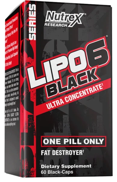 Nutrex Жиросжигатель Lipo 6 Black Ultra 60 капсул