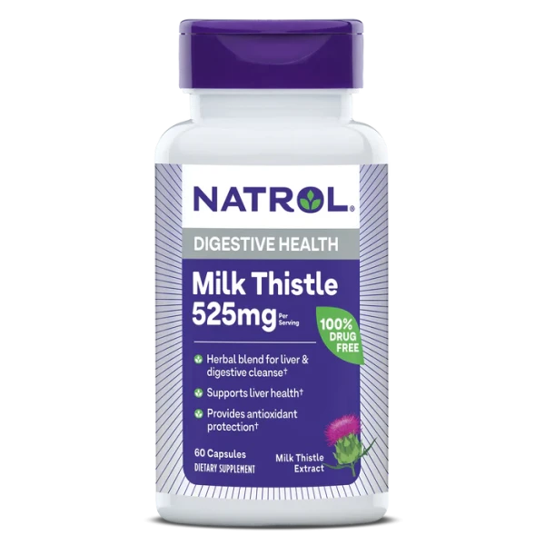 Natrol Расторопша пятнистая 525 мг 60 капсул