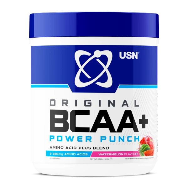 USN БЦАА+ Аминокислоты Power Punch 400 грамм (Арбуз)