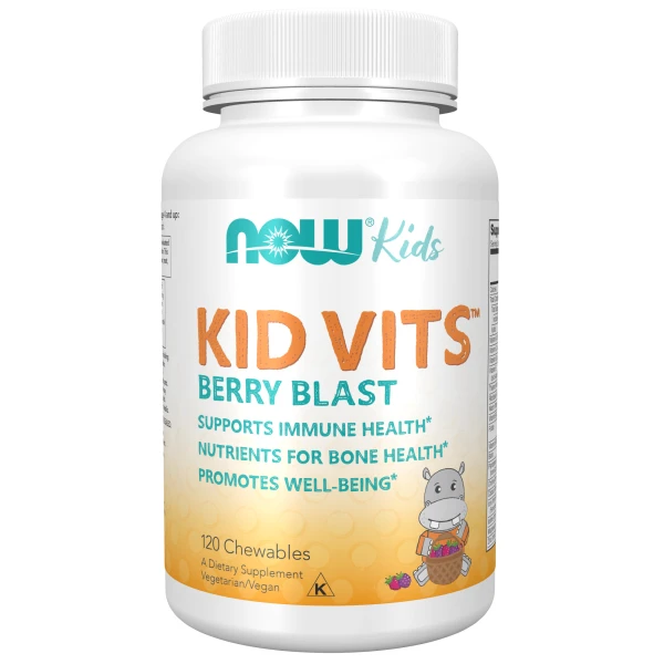 NOW Мультивитамины для детей Kid Vits 120 жевательных таблеток