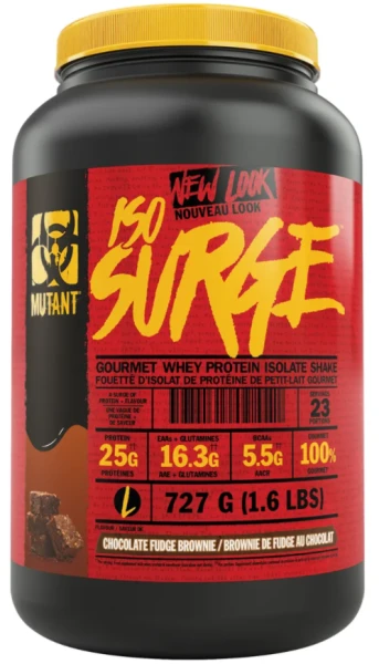 Mutant Протеин Изолят ISO Surge 727 грамм (Брауни с шоколадной помадкой)