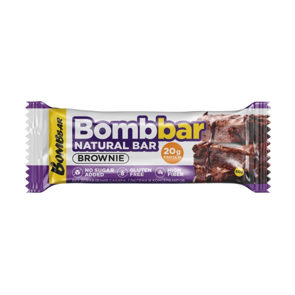 Bombbar Протеиновый батончик 60 грамм (Брауни)