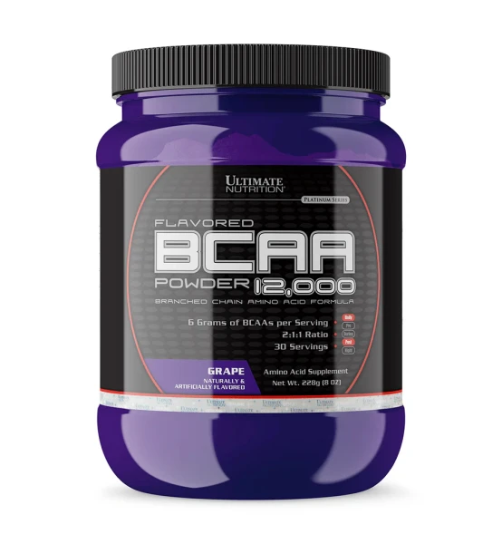 Ultimate Nutrition БЦАА 12000 228 грамм (Виноград)
