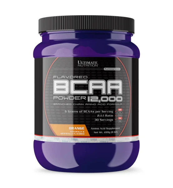 Ultimate Nutrition БЦАА 12000 228 грамм (Апельсин)