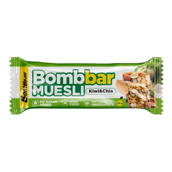 Bombbar Мюсли 45 грамм (Киви-чиа)