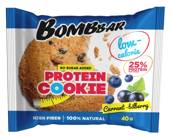 Bombbar Протеиновое печенье 40 грамм (Смородина - черника)