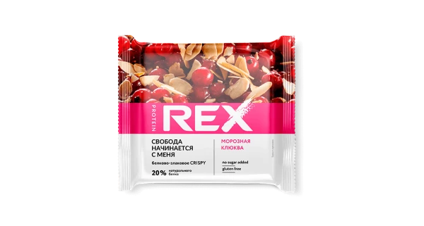 Protein Rex Хлебцы 55 грамм (Морозная клюква)