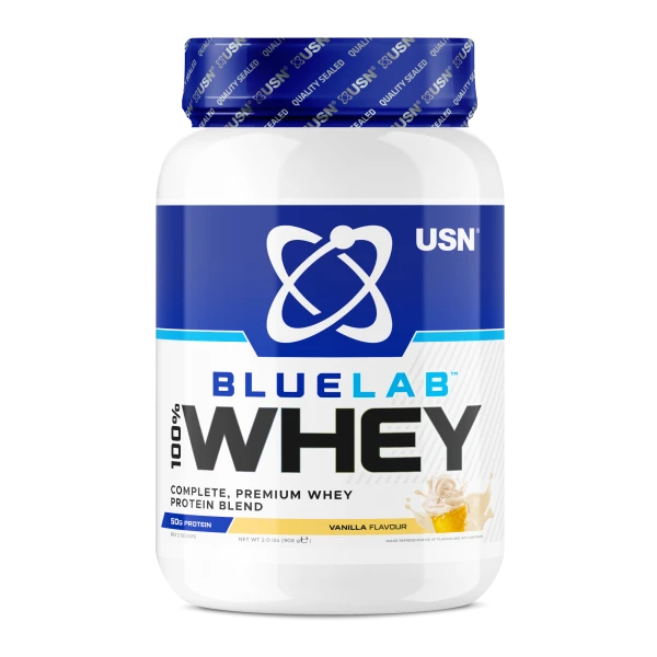 USN Сывороточный Протеин BlueLab 908 грамм (Ваниль)