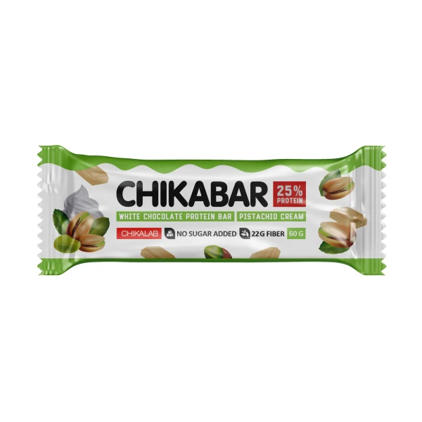 Chikalab Протеиновый батончик 60 грамм (Фисташковый крем)