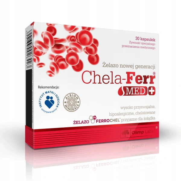 Olimp Железо Хелат Chela-Ferr Forte 30 капсул