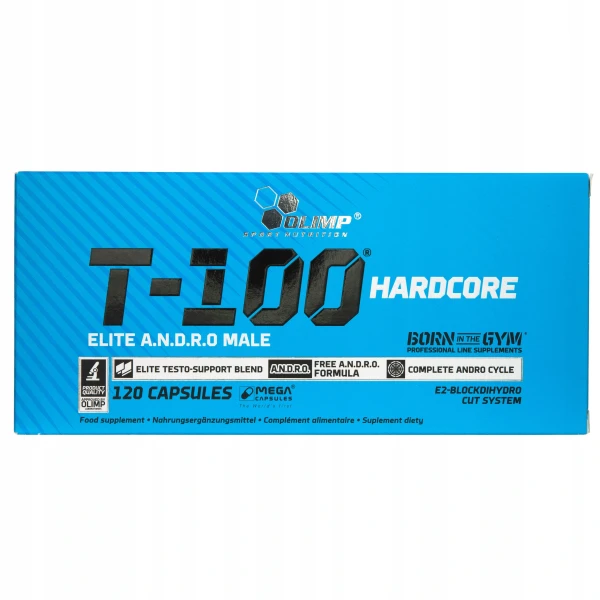 Olimp T-100 Хардкор Поддержка Тестостерона 120 капсул