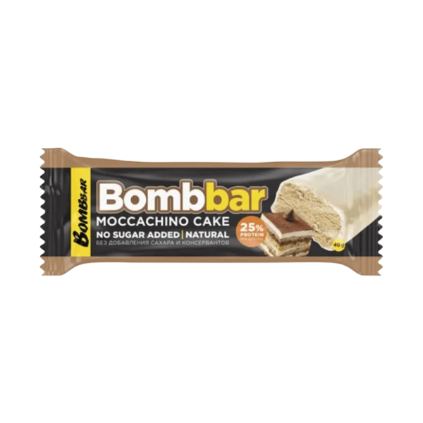 Bombbar Протеиновый батончик 40 грамм (Моккачино торт)