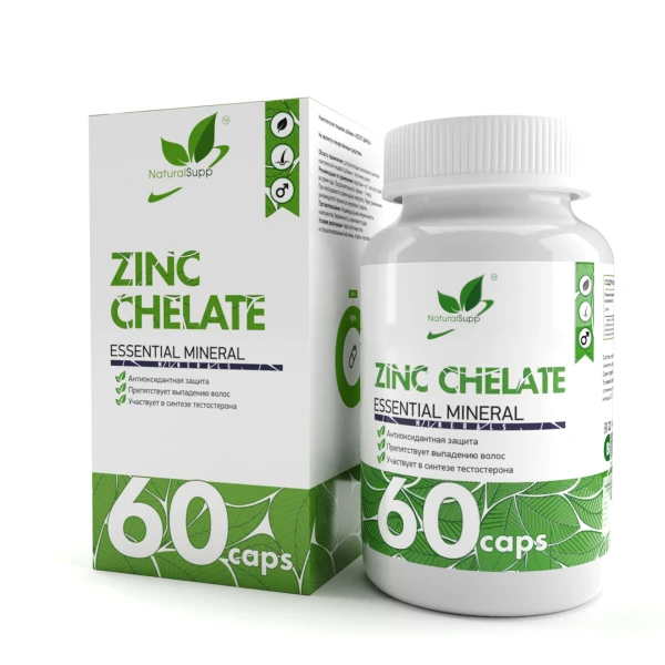 NaturalSupp Цинк Хелат 60 капсул