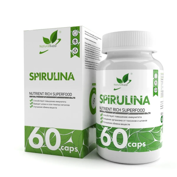 NaturalSupp Спирулина 60 капсул