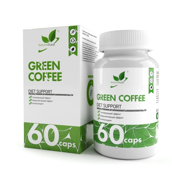 NaturalSupp Экстракт Зеленого Кофе 60 капсул
