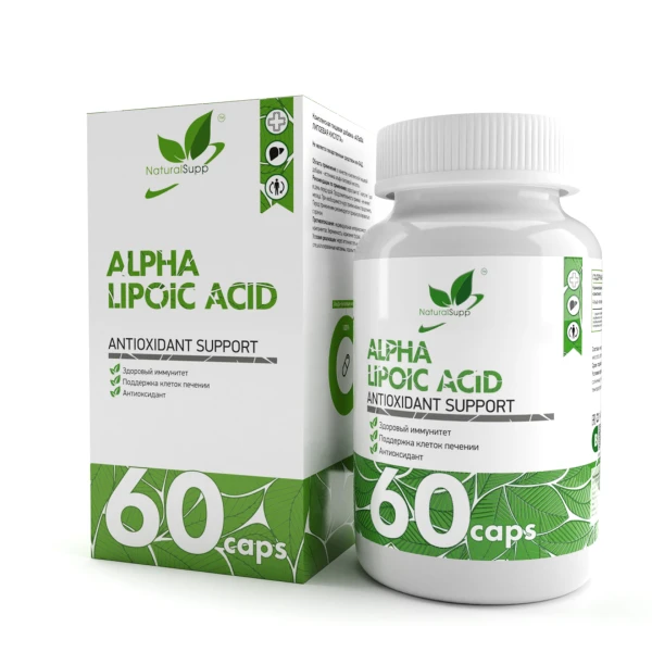 NaturalSupp Альфа-липоевая Кислота 100 мг 60 капсул