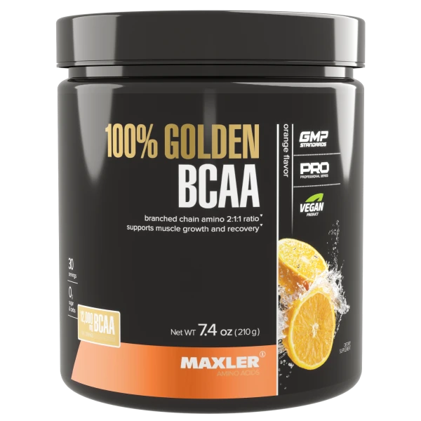 Maxler 100% Golden БЦАА 210 грамм (Апельсин)