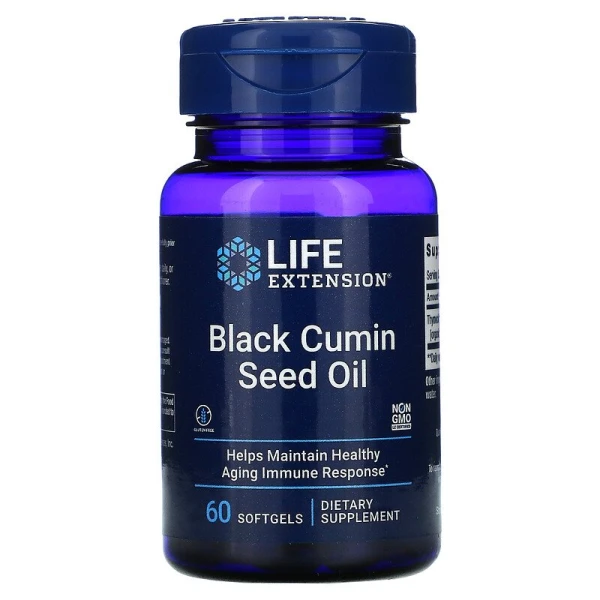 Life Extension Масло семян черного тмина 60 софтгель-капсул