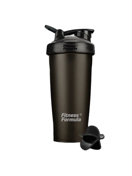 Fitness Formula Шейкер С03 600 мл (Черный- крышка черная- лого белый)