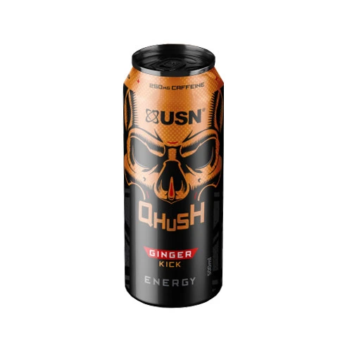 USN Энергетический Напиток Qhush Энерджи 500 мл (Ginger Kick)
