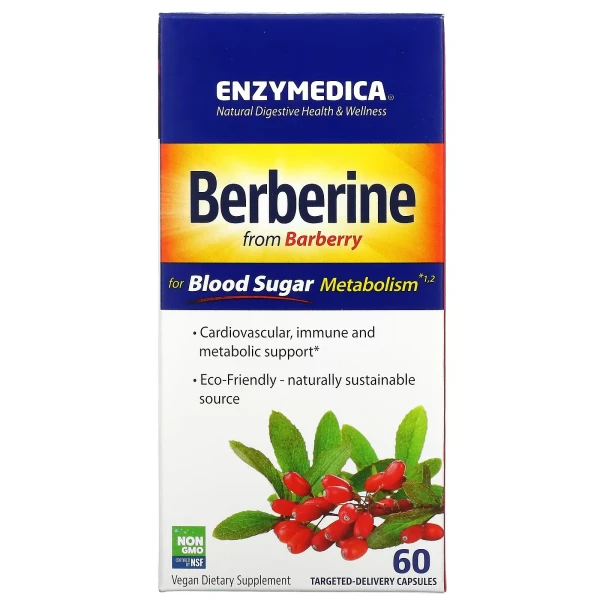 Enzymedica Берберин 60 капсул