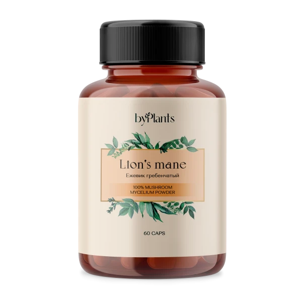 ByPlants Ежовик Гребенчатый 50/50 60 капсул