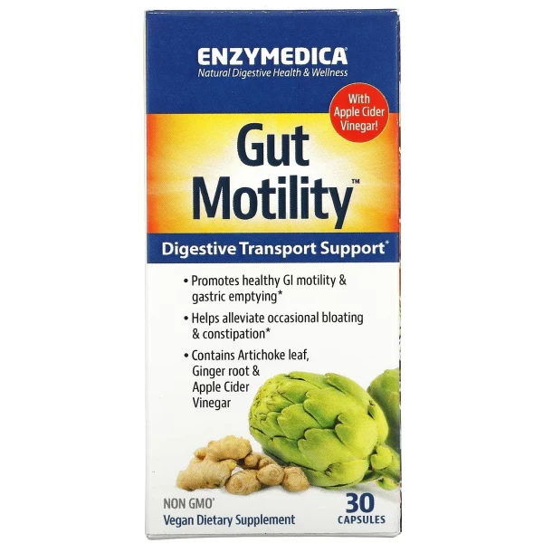 Enzymedica Поддержка перистальтики кишечника Gut Motility 30 капсул