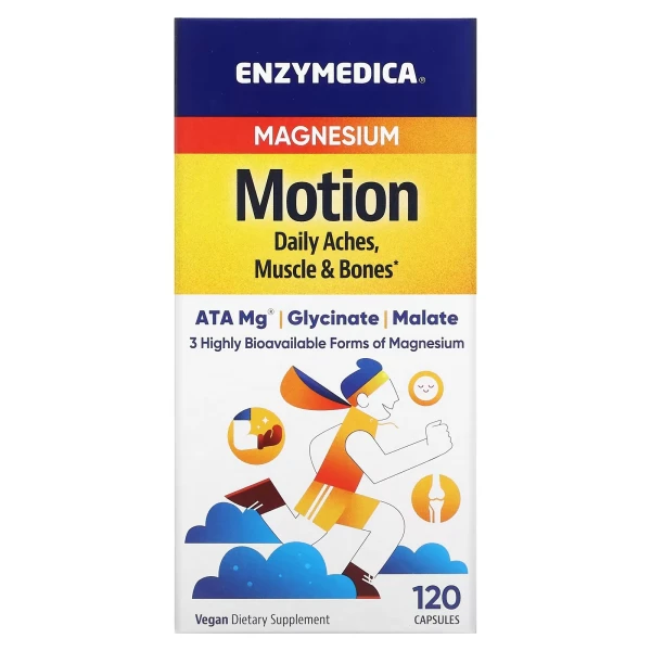 Enzymedica Магний для Мышц и Костей 120 капсул