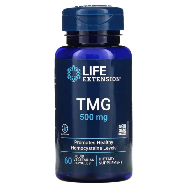 Life Extension ТМГ 500 мг 60 вег капсул