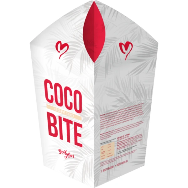 BootyBar Кокосовые конфеты Coco Bite 180 грамм (Белый шоколад)