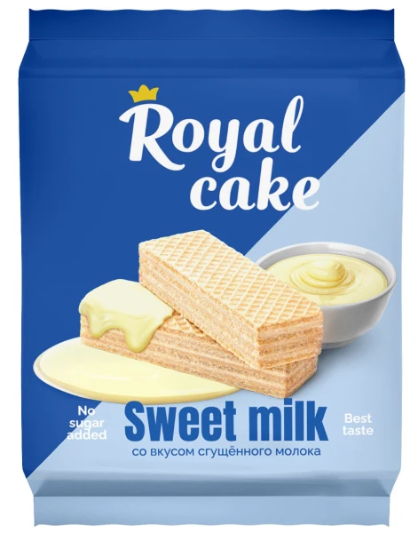 Protein Rex Вафли Royal Cake 120 грамм (Сгущенное молоко)