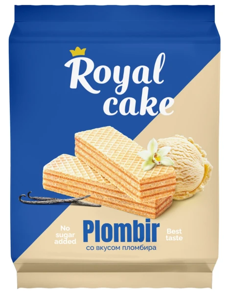 Protein Rex Вафли Royal Cake 120 грамм (Пломбир)